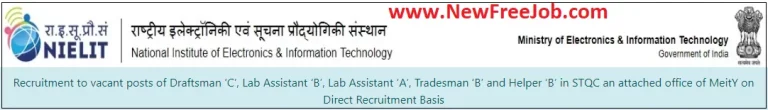 National Institute of Electronics & Information Technology Vacancy 2023