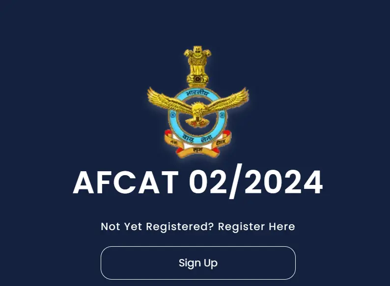 AFCAT 2/2024 Notification Online Form Apply