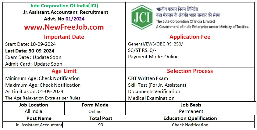 JCI Recruitment 2024