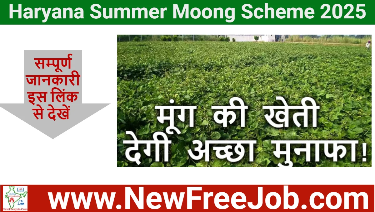 Summer Moong Distribution CDP Scheme 2025
