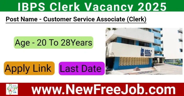 IBPS Clerk Vacancy 2025