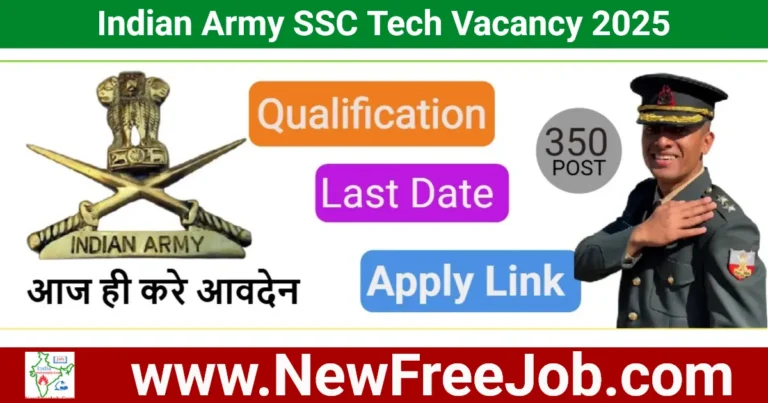 Indian Army SSC Tech Vacancy 2025