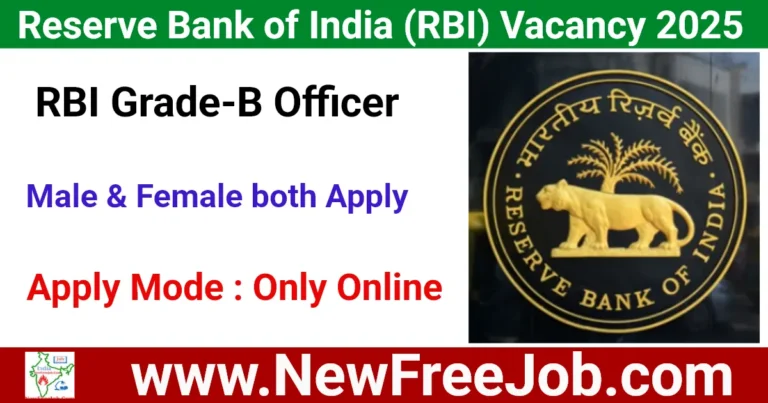RBI Grade B Notification 2025