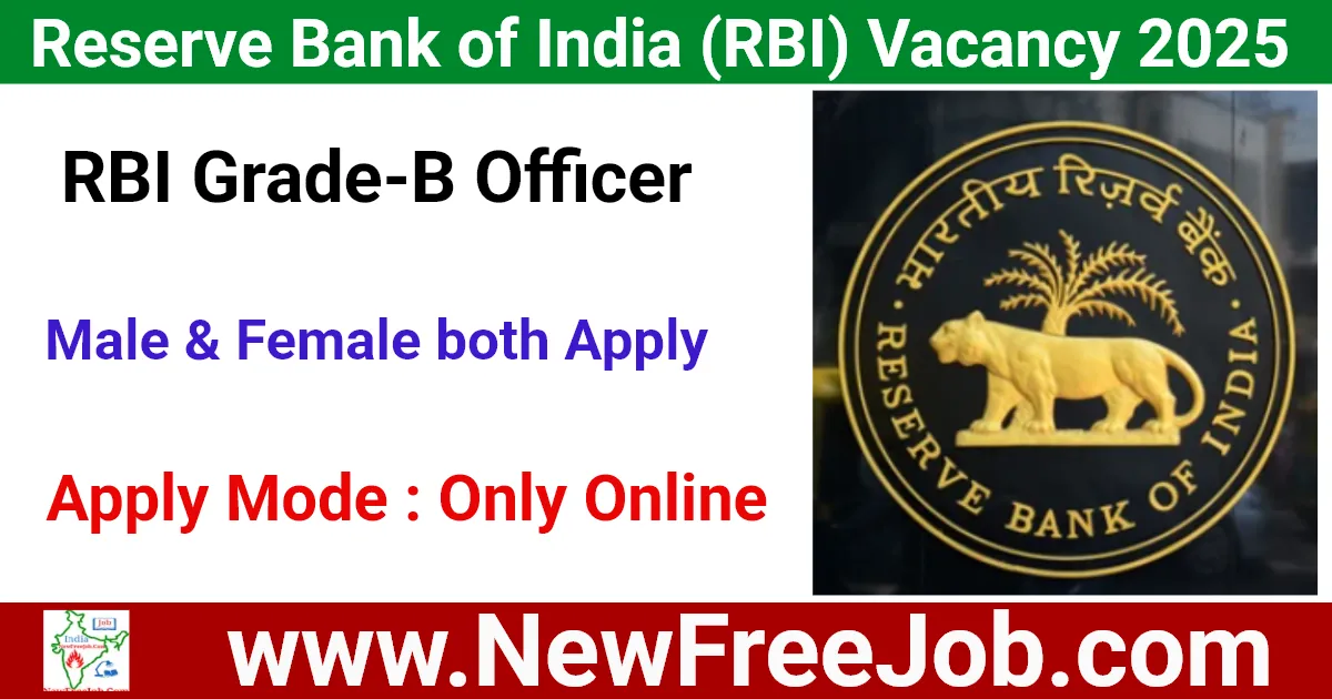 RBI Grade B Notification 2025