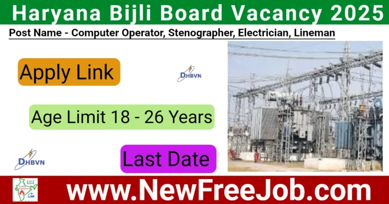 Haryana Bijli Board Vacancy 2025