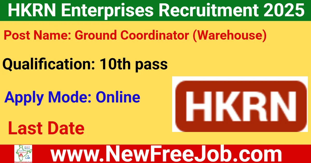 HKRN Ground Coordinators Recruitment
