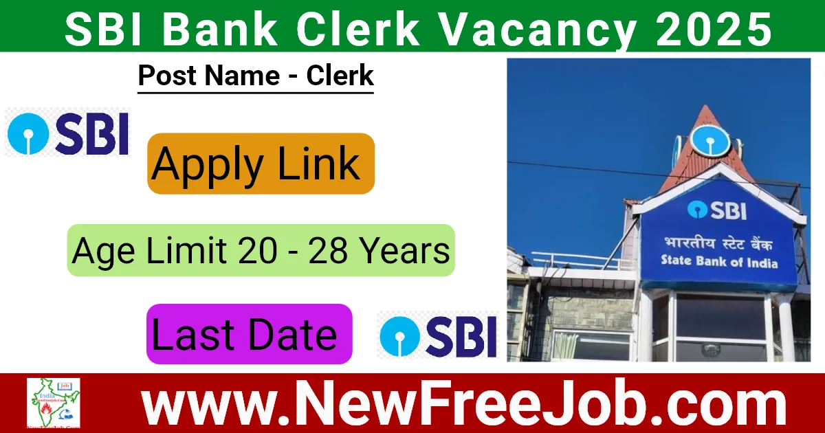 SBI Bank Clerk Vacancy 2025