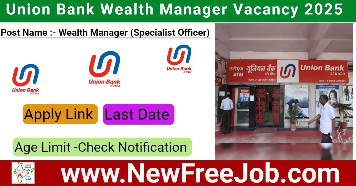 Union Bank Wealth Manager Vacancy 2025