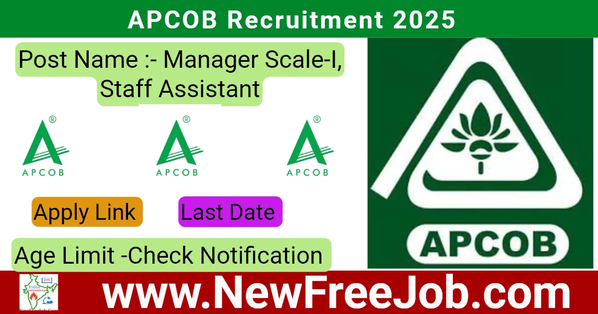 APCOB Recruitment 2025