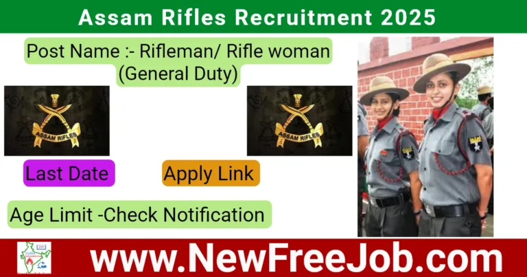 Assam Rifles Recruitment 2025