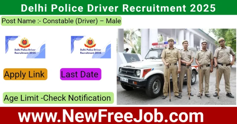 Delhi Police Driver Recruitment 2025