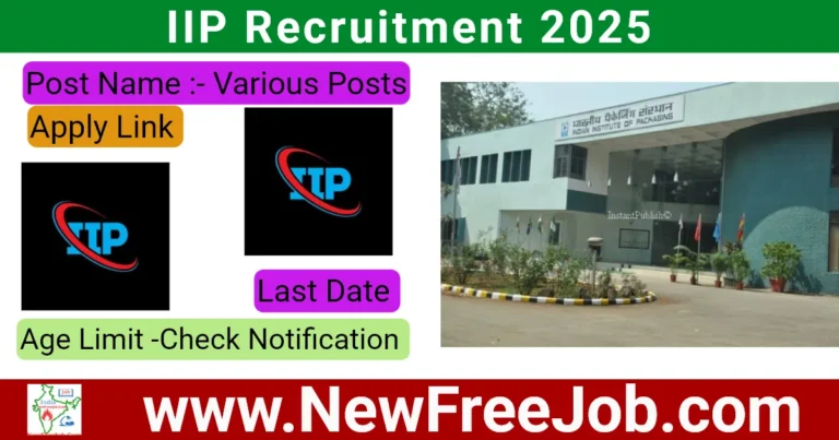 IIP Recruitment 2025