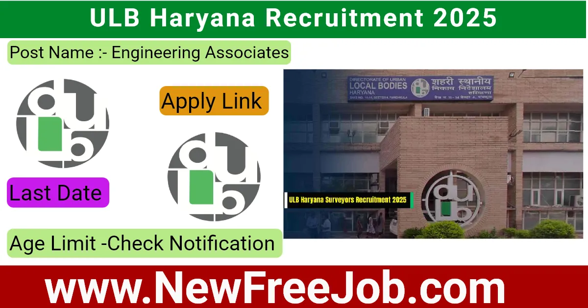 ULB Haryana Recruitment 2025
